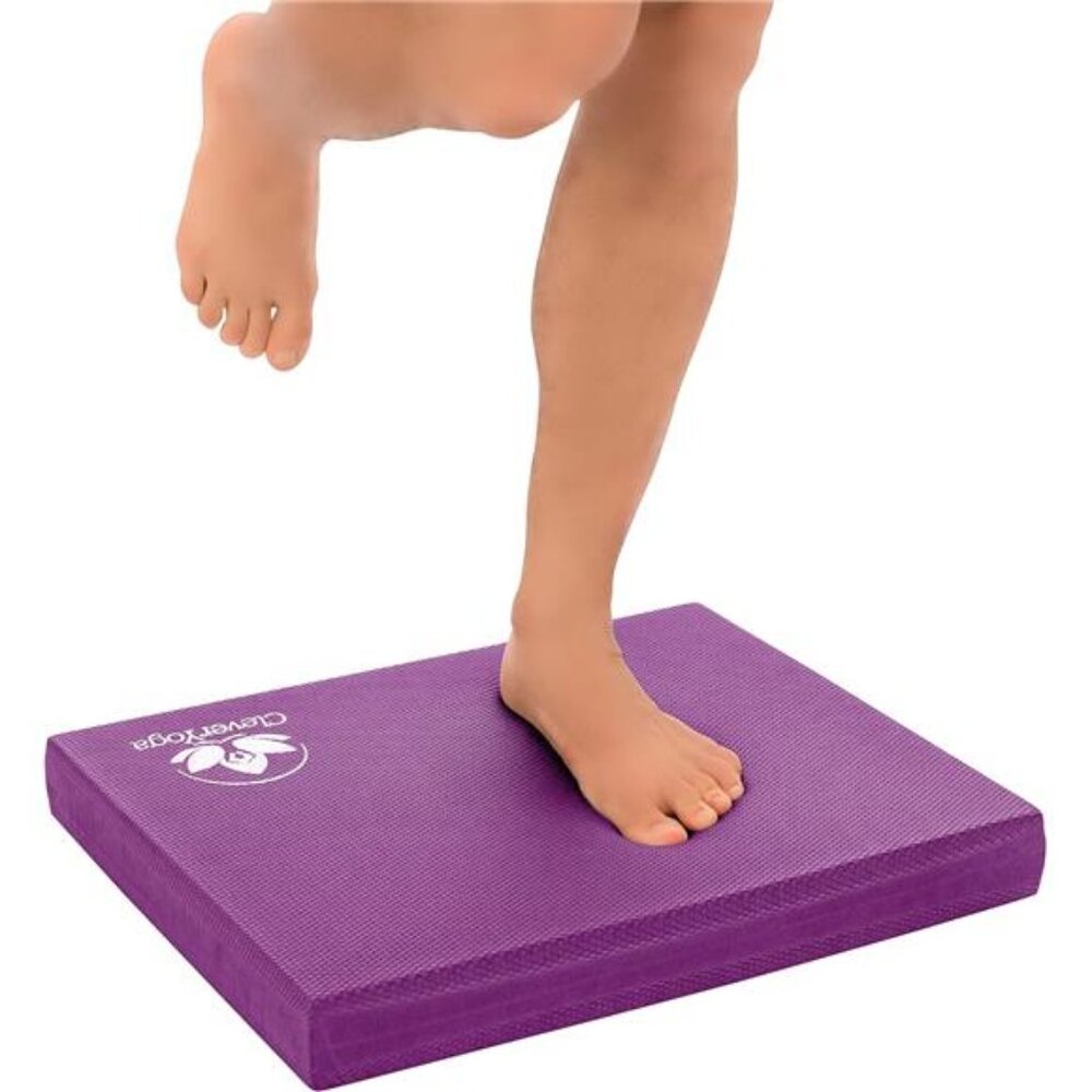 Clever Yoga Balance Pad for Exercise and Physical Therapy | Non-Slip Foam Pad